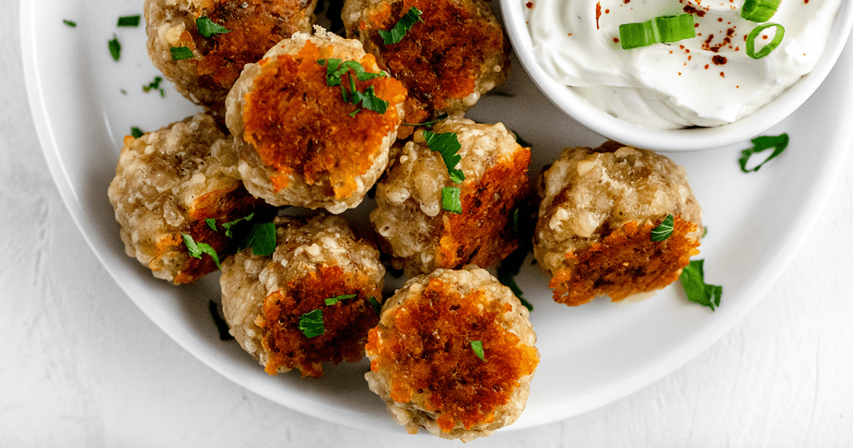 Sausage Balls with Flour - Damn Easy Recipes