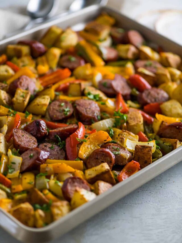 Sausage and Potatoes (Bake in Oven)